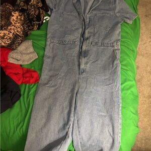 Blue Denim Jumpsuit